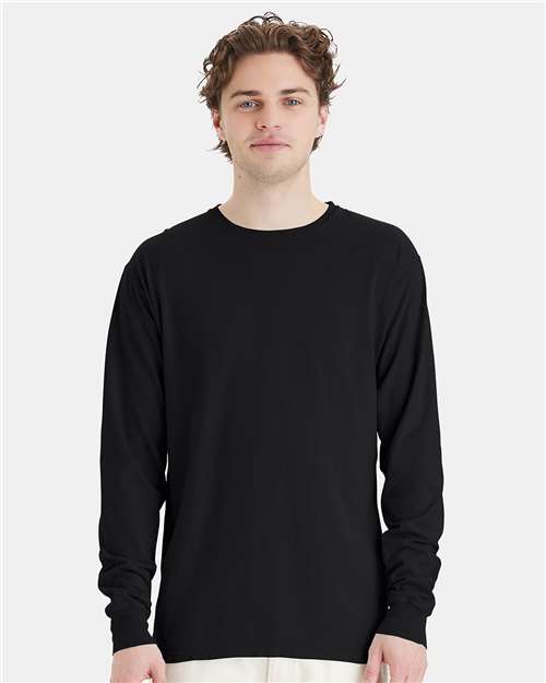 ComfortWash by Hanes GDH200 Unisex Garment-Dyed Long Sleeve T-Shirt - Front view