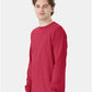 ComfortWash by Hanes GDH200 Unisex Garment-Dyed Long Sleeve T-Shirt - Side view