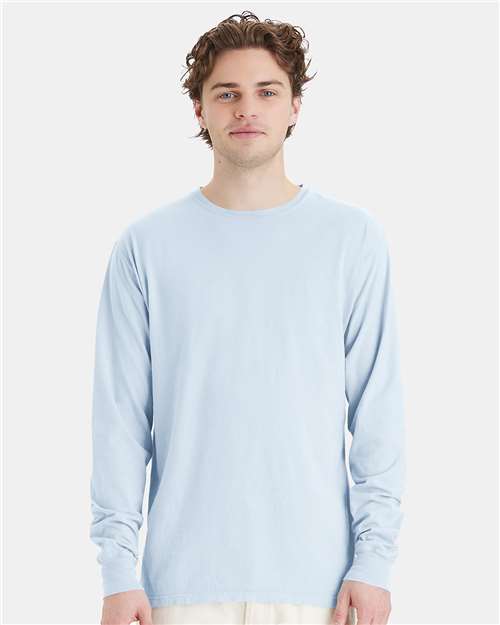 ComfortWash by Hanes GDH200 Unisex Garment-Dyed Long Sleeve T-Shirt - Front view