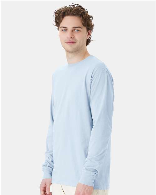 ComfortWash by Hanes GDH200 Unisex Garment-Dyed Long Sleeve T-Shirt - Side view