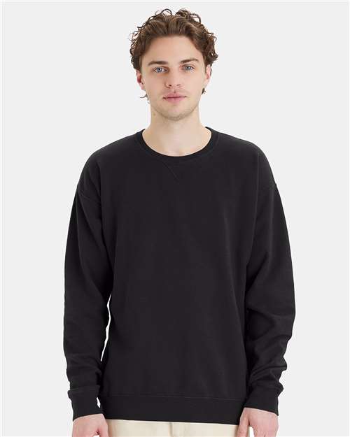 ComfortWash by Hanes GDH400 Unisex Garment-Dyed Crewneck Sweatshirt - Front view