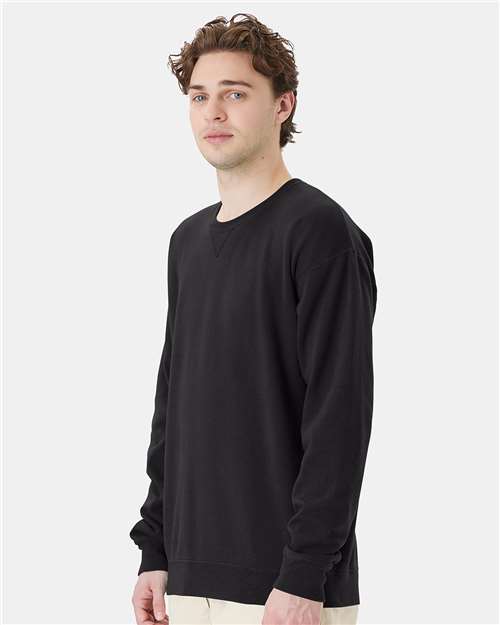 ComfortWash by Hanes GDH400 Unisex Garment-Dyed Crewneck Sweatshirt - Side view