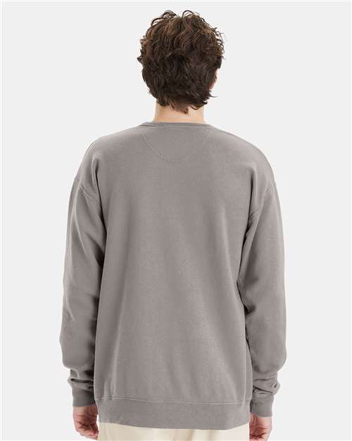 ComfortWash by Hanes GDH400 Unisex Garment-Dyed Crewneck Sweatshirt - Back view