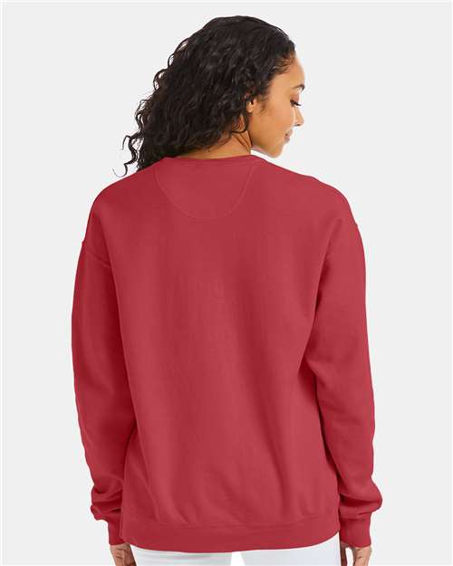 ComfortWash by Hanes GDH400 Unisex Garment-Dyed Crewneck Sweatshirt - Back view
