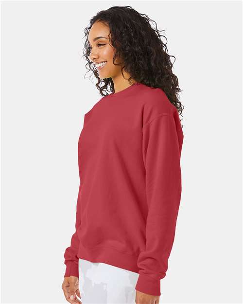 ComfortWash by Hanes GDH400 Unisex Garment-Dyed Crewneck Sweatshirt - Side view