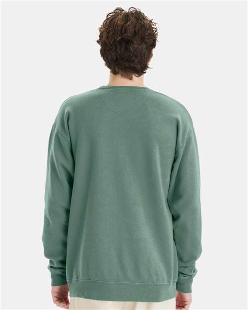 ComfortWash by Hanes GDH400 Unisex Garment-Dyed Crewneck Sweatshirt - Back view