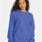 ComfortWash by Hanes GDH400 Unisex Garment-Dyed Crewneck Sweatshirt - Front view