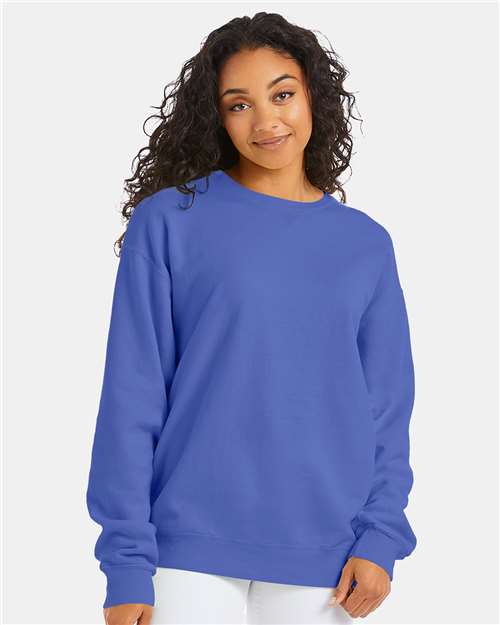 ComfortWash by Hanes GDH400 Unisex Garment-Dyed Crewneck Sweatshirt - Front view