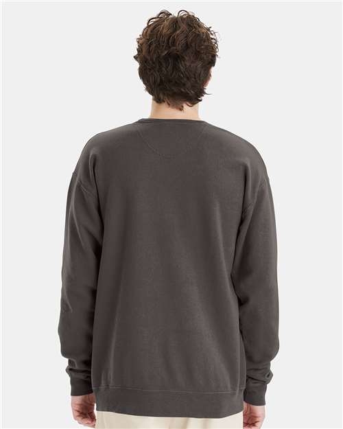 ComfortWash by Hanes GDH400 Unisex Garment-Dyed Crewneck Sweatshirt - Back view