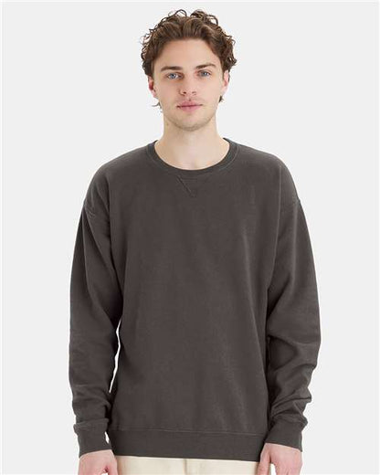 ComfortWash by Hanes GDH400 Unisex Garment-Dyed Crewneck Sweatshirt - Front view