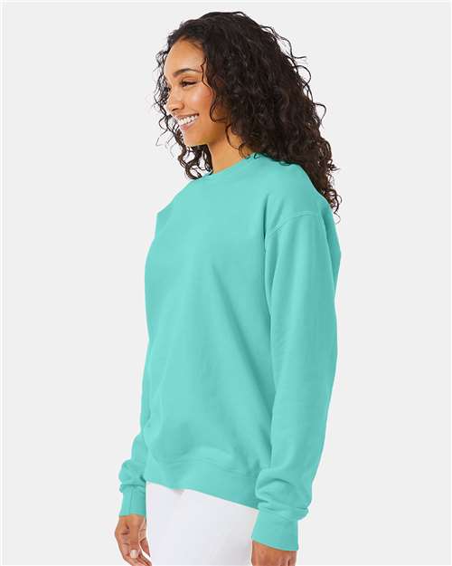 ComfortWash by Hanes GDH400 Unisex Garment-Dyed Crewneck Sweatshirt - Side view