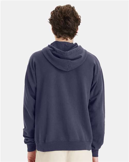 ComfortWash by Hanes GDH450 Unisex Garment-Dyed Hooded Sweatshirt - Back view
