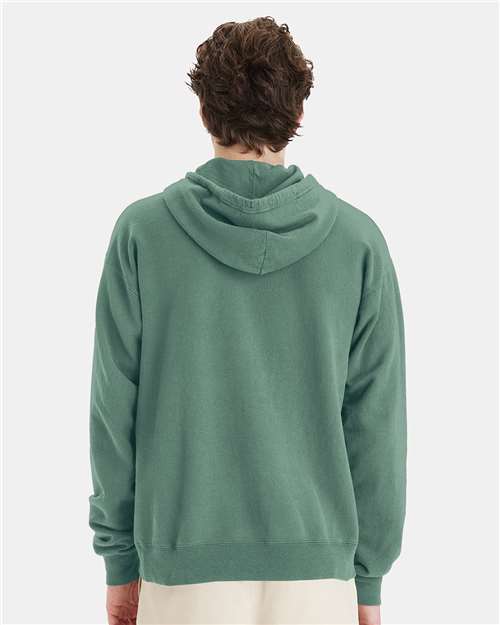 ComfortWash by Hanes GDH450 Unisex Garment-Dyed Hooded Sweatshirt - Back view
