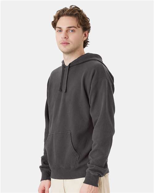 ComfortWash by Hanes GDH450 Unisex Garment-Dyed Hooded Sweatshirt - Side view