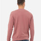 BELLA  CANVAS 3945 Unisex Sponge Fleece Drop Shoulder Crewneck Sweatshirt - Back view