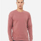 BELLA  CANVAS 3945 Unisex Sponge Fleece Drop Shoulder Crewneck Sweatshirt - Front view