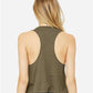 BELLA  CANVAS 6682 Women's Racerback Crop Tank - Back view