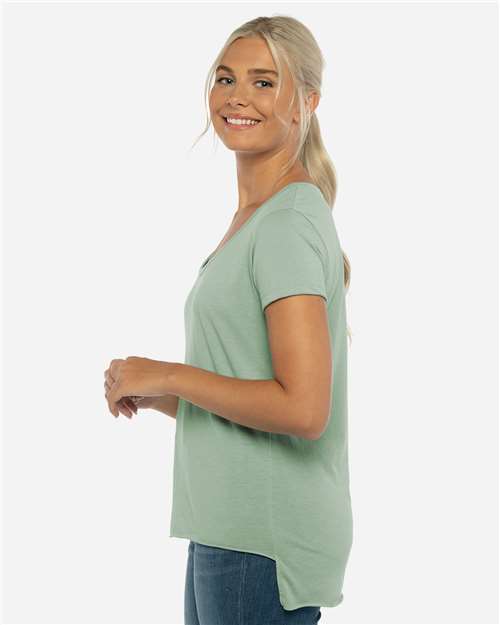 Next Level 5030 Women's Festival Scoop Neck Tee - Side view
