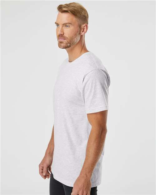 American Apparel 2001 Unisex Fine Jersey Tee - Side view