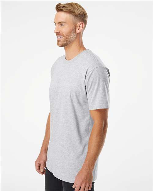 American Apparel 2001 Unisex Fine Jersey Tee - Side view