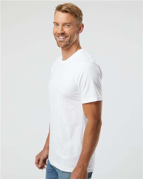 American Apparel 2001 Unisex Fine Jersey Tee - Side view