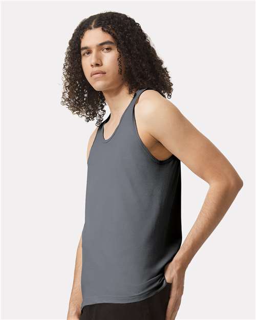 American Apparel 2408 Unisex Fine Jersey Tank - Side view