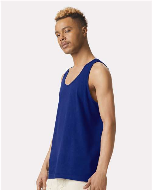 American Apparel 2408 Unisex Fine Jersey Tank - Side view