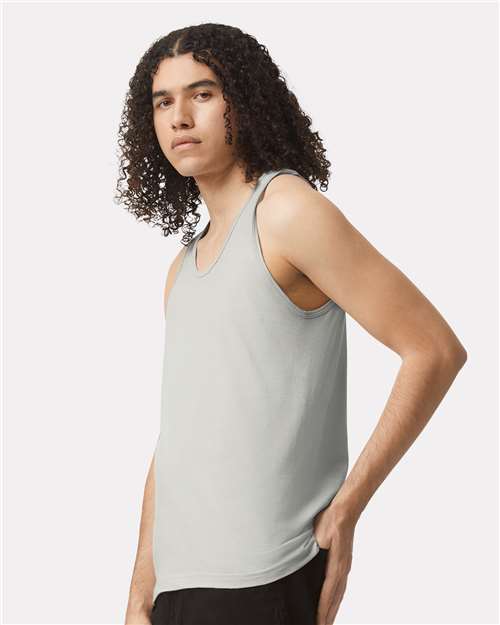 American Apparel 2408 Unisex Fine Jersey Tank - Side view