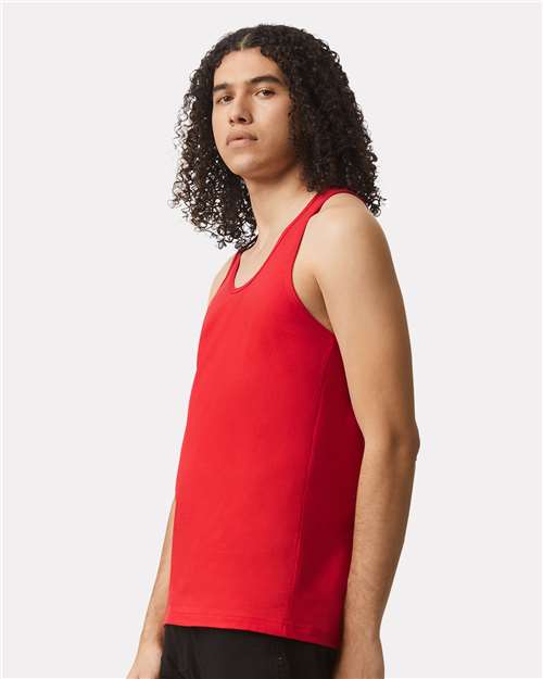 American Apparel 2408 Unisex Fine Jersey Tank - Side view