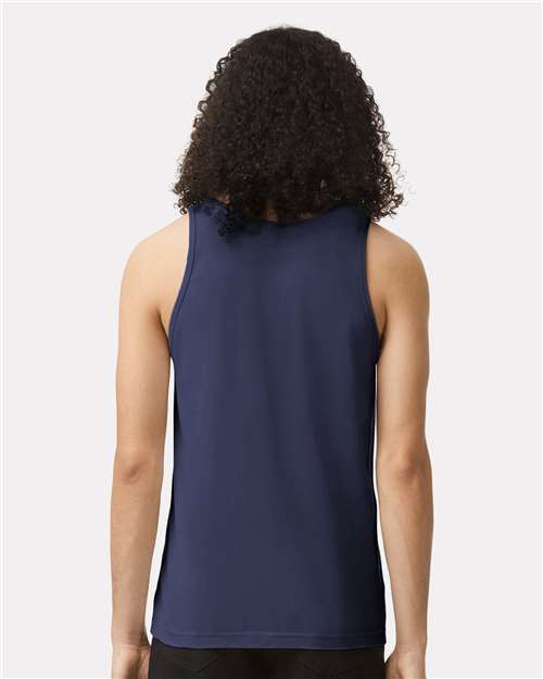 American Apparel 2408 Unisex Fine Jersey Tank - Back view