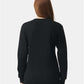 American Apparel 2007 Unisex Fine Jersey Long Sleeve Tee - Back view