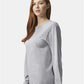 American Apparel 2007 Unisex Fine Jersey Long Sleeve Tee - Side view