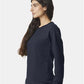 American Apparel 2007 Unisex Fine Jersey Long Sleeve Tee - Side view