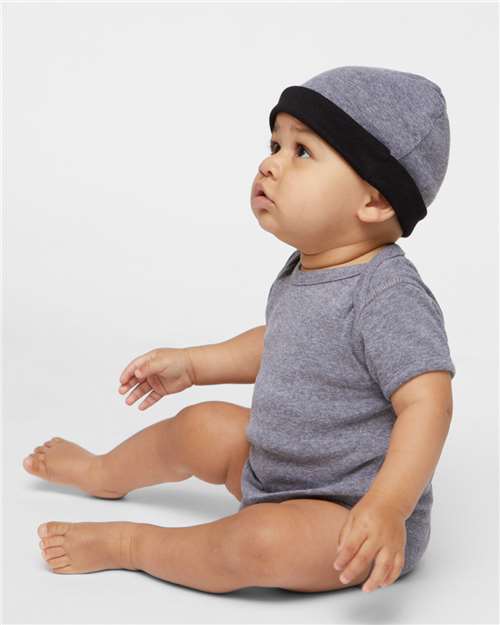 Rabbit Skins 4400 Infant Baby Rib Bodysuit - Side view