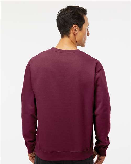 Independent Trading Co. SS3000 Unisex Midweight Crewneck Sweatshirt - Back view