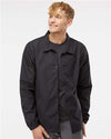 Independent Trading Co. EXP99CNB Men's Water-Resistant Windbreaker Coach?s Jacket - Front view