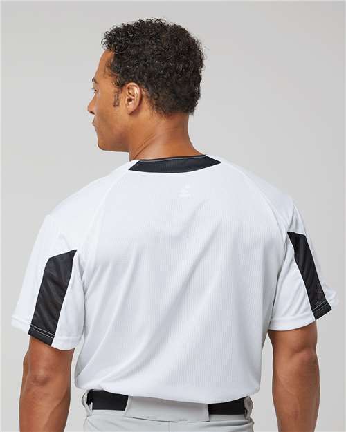 Alleson Athletic 7976 Men's Striker Placket - Back view