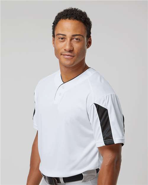Alleson Athletic 7976 Men's Striker Placket - Side view