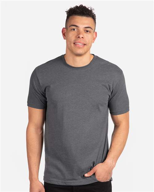 Next Level 6410 Unisex Sueded Tee - Front view