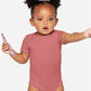 Rabbit Skins 4400 Infant Baby Rib Bodysuit - Front view