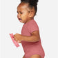 Rabbit Skins 4400 Infant Baby Rib Bodysuit - Side view