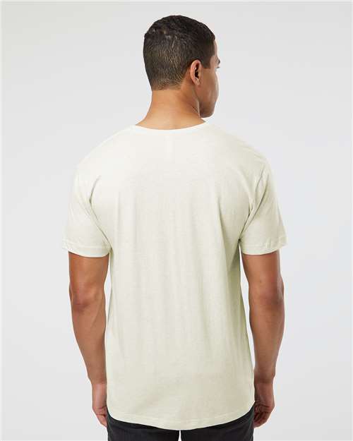 LAT 6901 Women's Eco Revive? Three-Season Triblend Fleece Full-Zip Hooded Sweatshirt - Back view