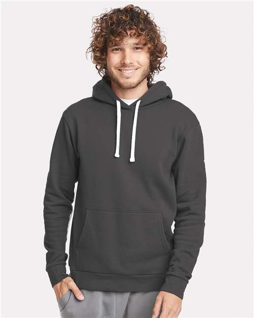 Next Level 9303 Unisex Santa Barbara Hoodie Sweatshirt - Front view