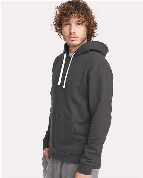 Next Level 9303 Unisex Santa Barbara Hoodie Sweatshirt - Side view