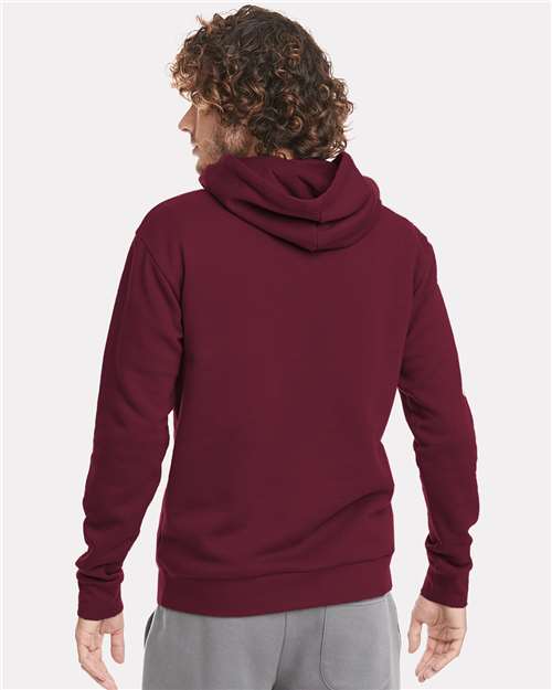 Next Level 9303 Unisex Santa Barbara Hoodie Sweatshirt - Back view