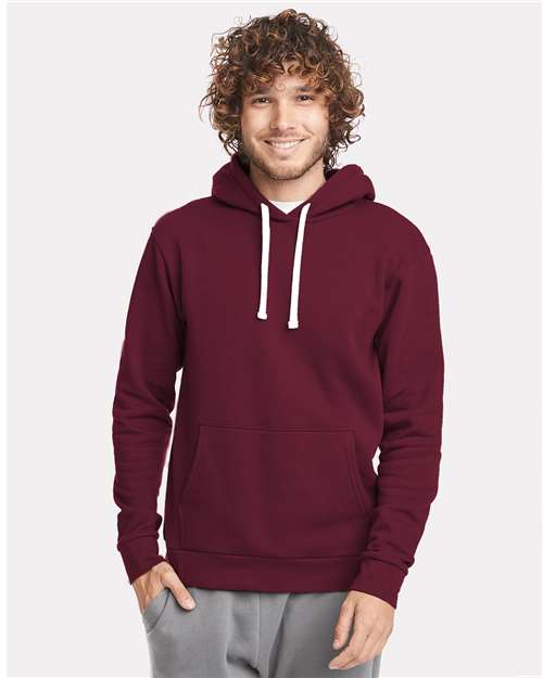 Next Level 9303 Unisex Santa Barbara Hoodie Sweatshirt - Front view