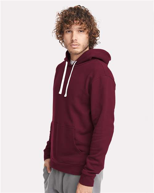 Next Level 9303 Unisex Santa Barbara Hoodie Sweatshirt - Side view