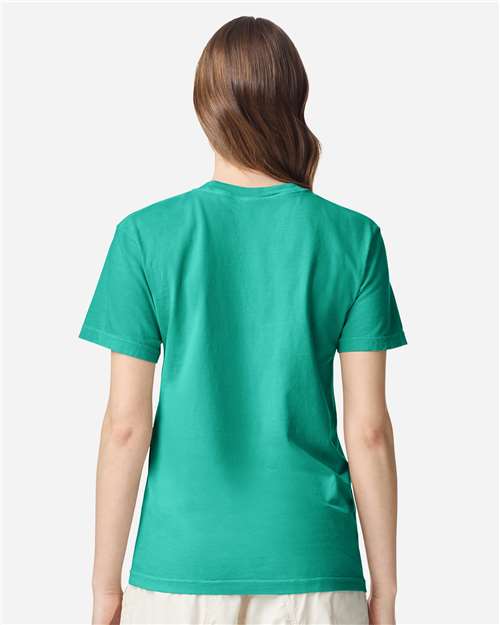 Comfort Colors 1717 Unisex Garment-Dyed Heavyweight T-Shirt - Back view