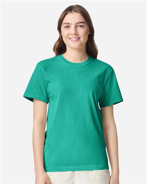 Comfort Colors 1717 Unisex Garment-Dyed Heavyweight T-Shirt - Front view