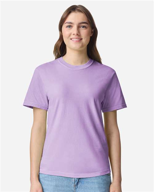 Comfort Colors 1717 Unisex Garment-Dyed Heavyweight T-Shirt - Front view